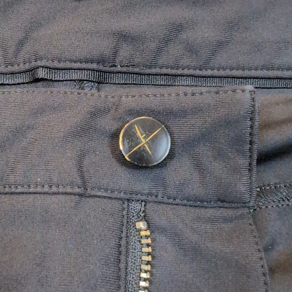 Lululemon‎ ABCs Pant Mens 31 (32x29) Black Slim Fit Warpstreme Five Pocket Golf